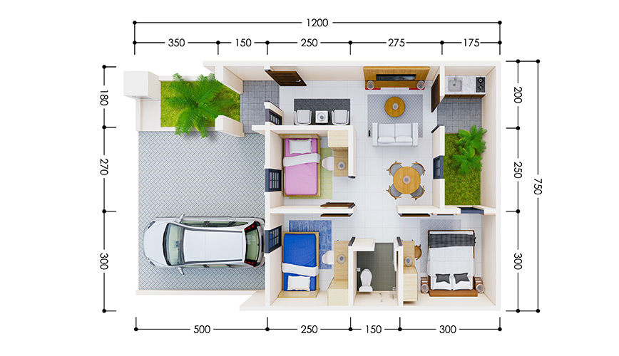 Layout Rumah